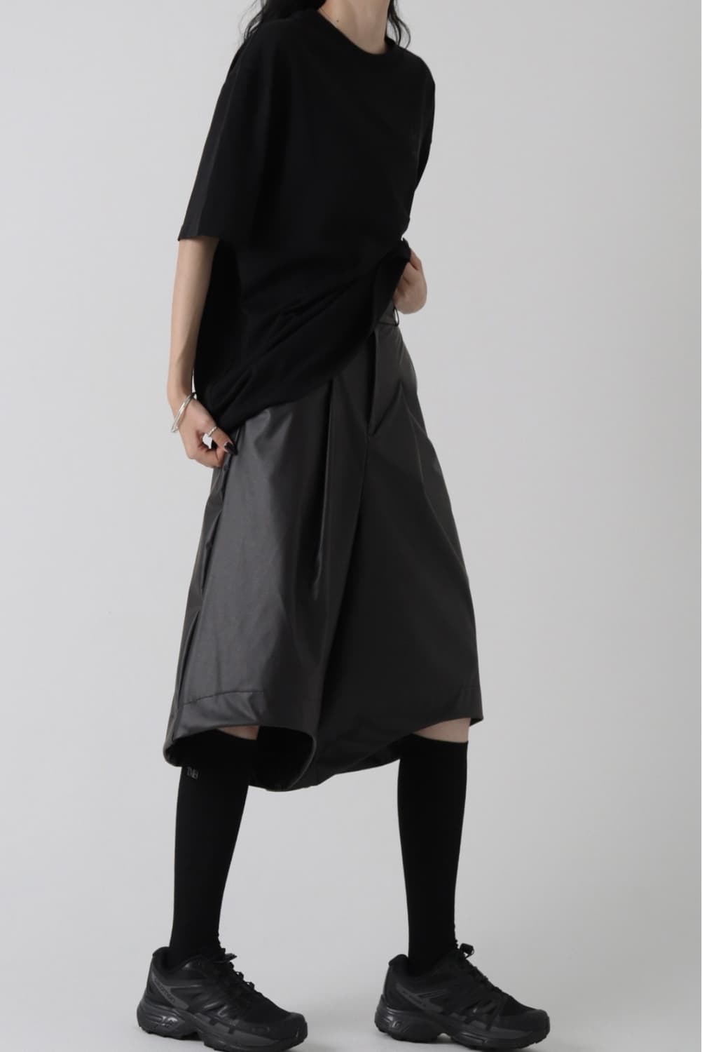 Morning-cut Leather Half Pants [ Brown] 상품이미지1