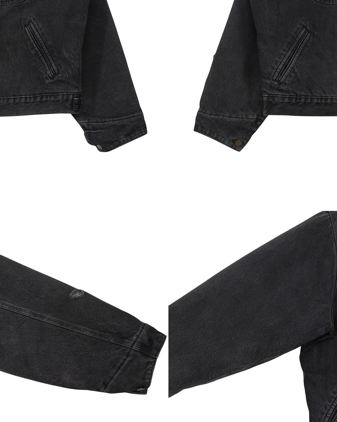 93-95 USA 칼하트 JB1065 더블 블랙 사우스웨스트 초어 자켓 상품이미지9