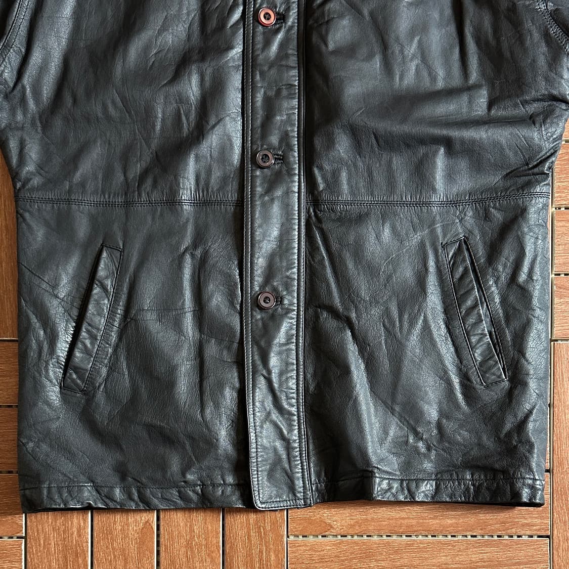 Revive cow-hide leather car coat 상품이미지5