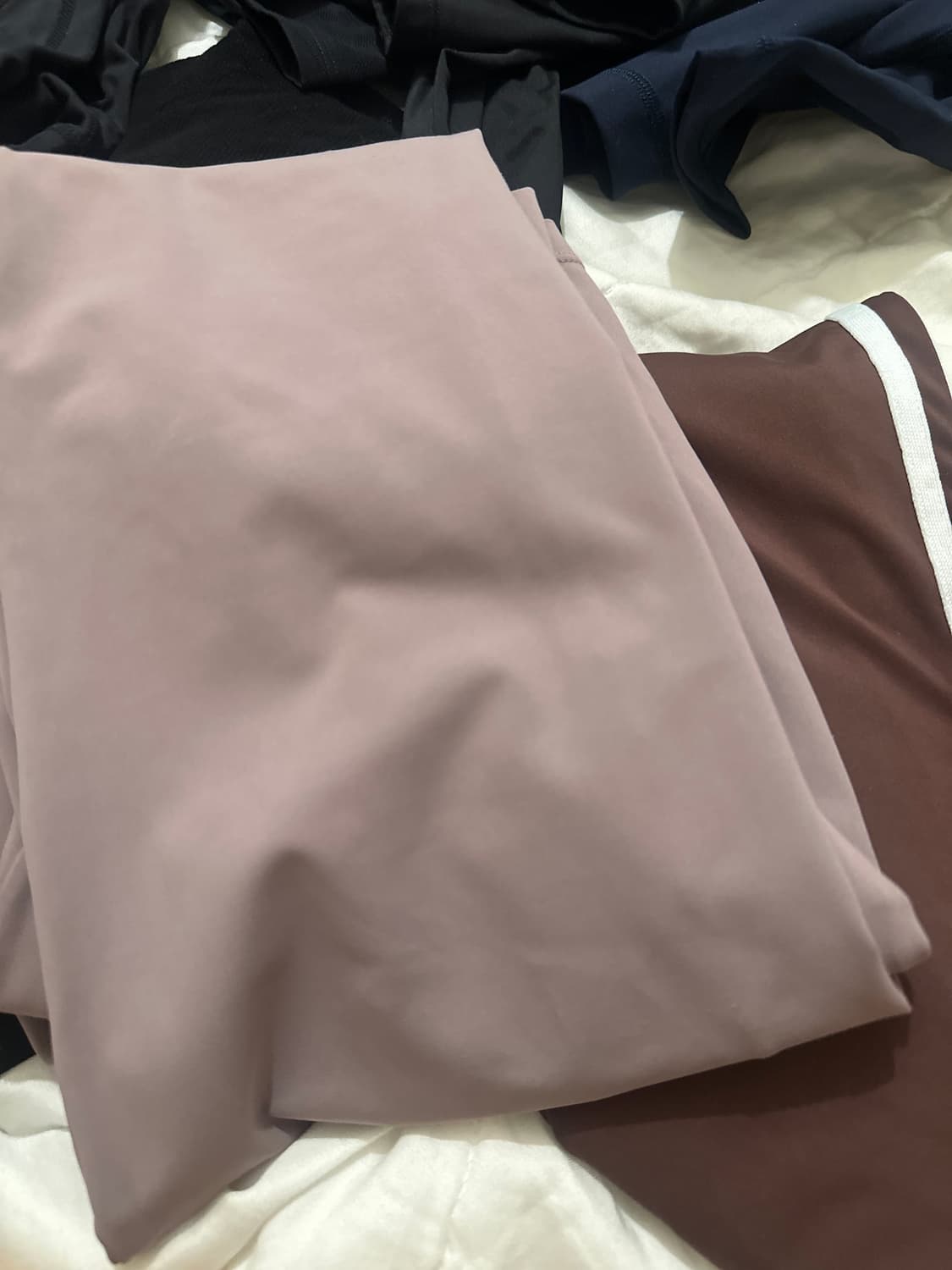 콘치웨어 나팔 부츠컷 레깅스 애쉬라벤더 상품이미지3