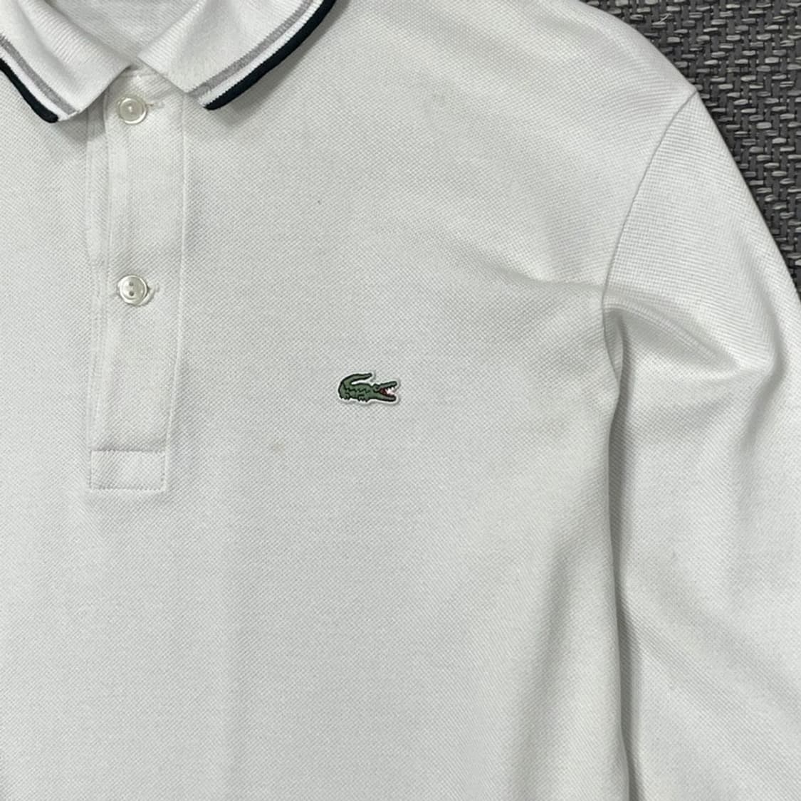 라코스테 로고 패치 카라넥 티셔츠 v0340 상품이미지4