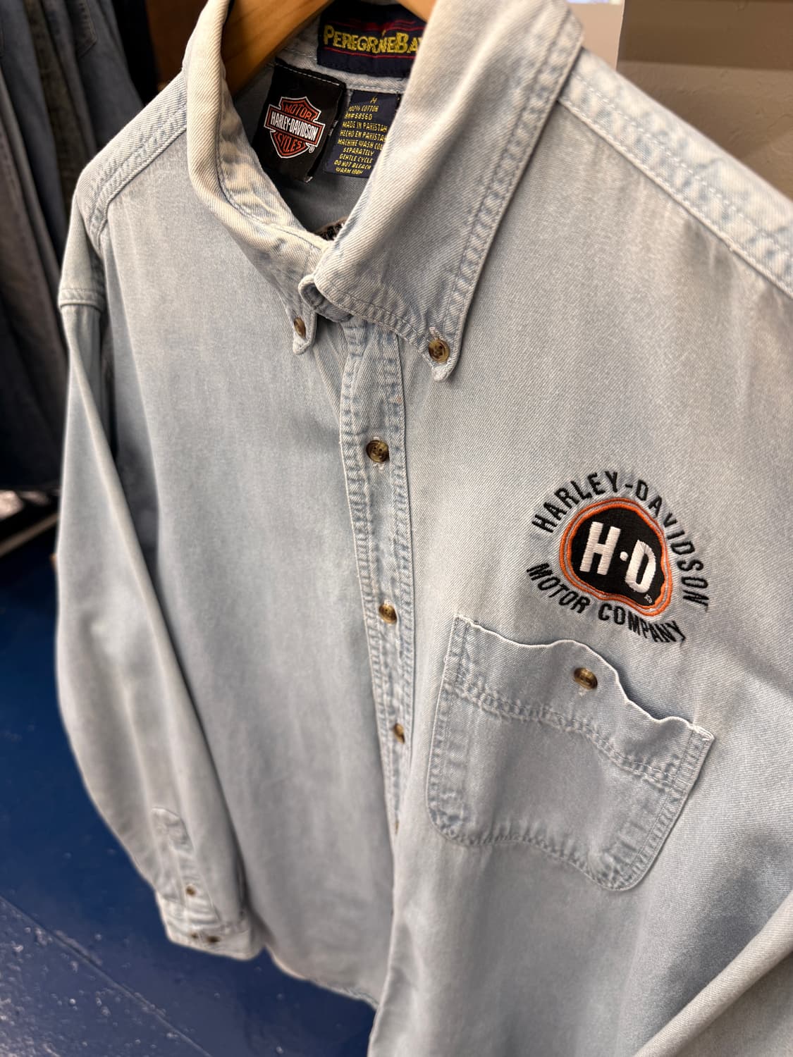 H-D 할리데이비슨 데님 셔츠  상품이미지7