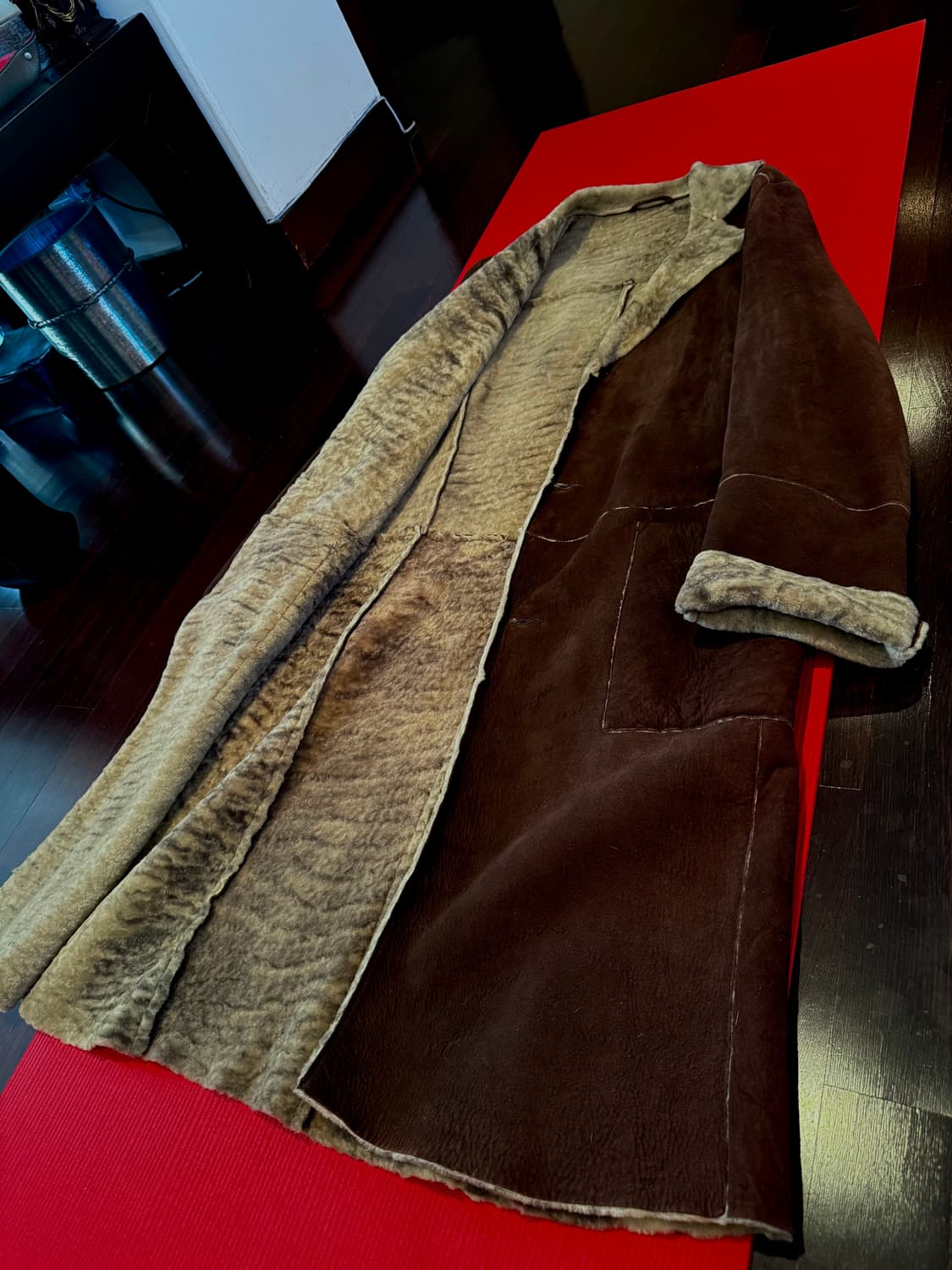 아이스버그 무스탕 롱코트 상품이미지4