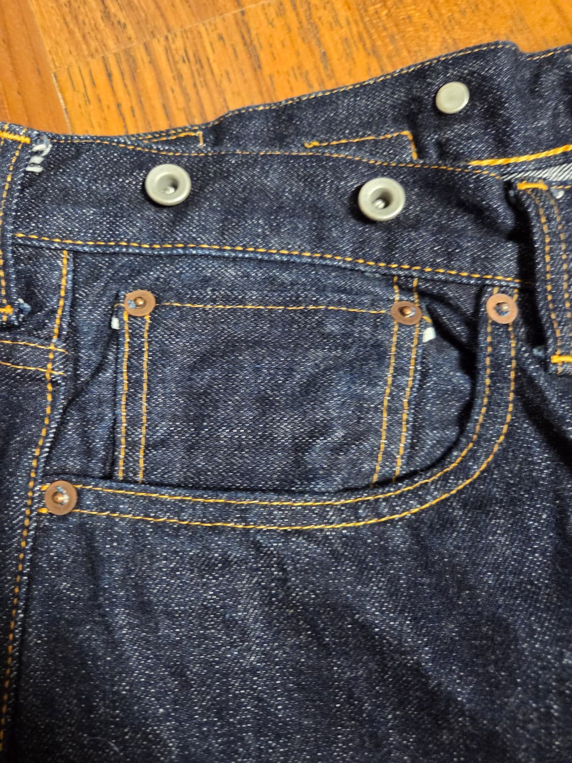 오디너리핏츠 와이드 데님 #119 (원워시) 상품이미지4