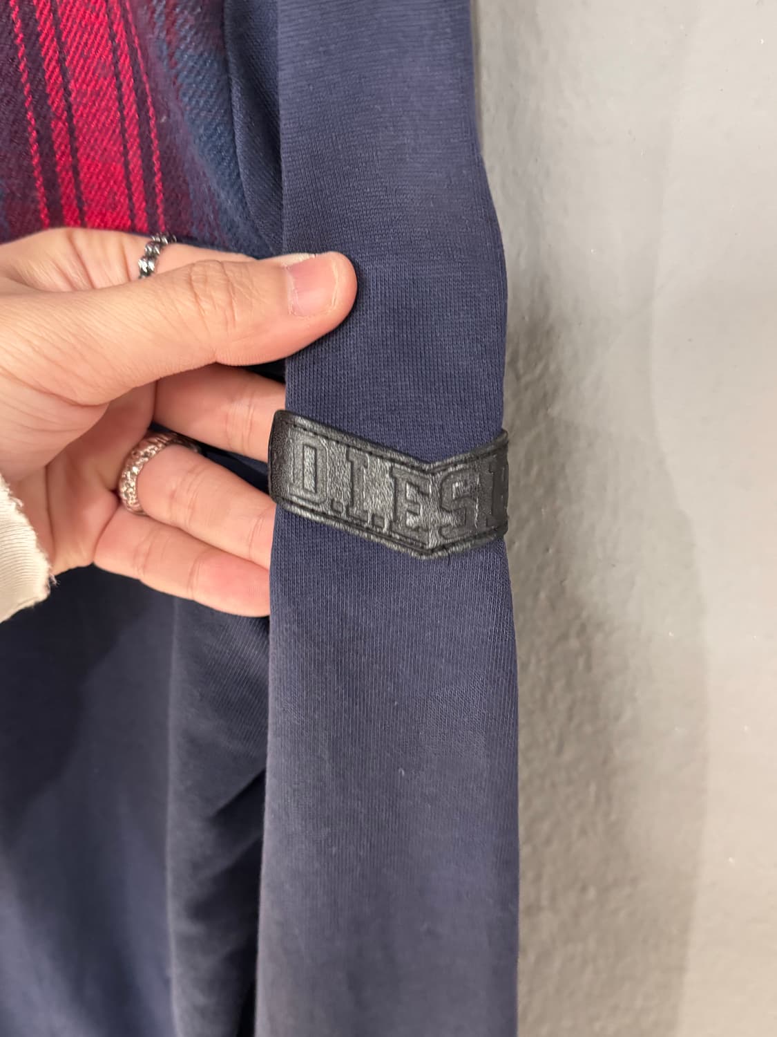 Diesel 디젤 체크패턴 후드집업  상품이미지6