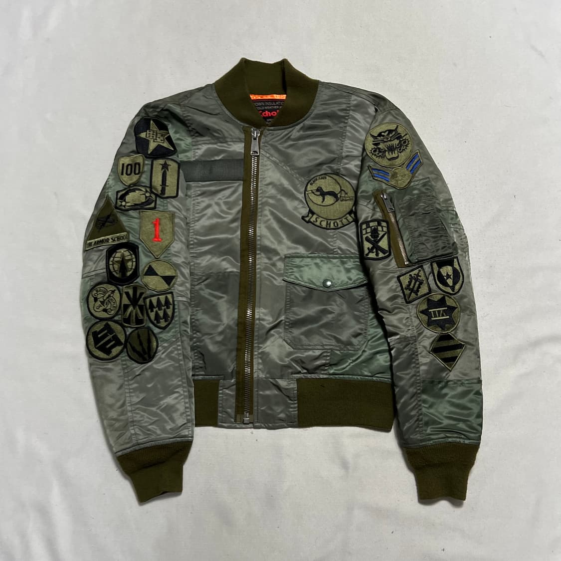 M 쇼트 미공군 밀리터리 패치워크 ma-1 항공 자켓 상품이미지2
