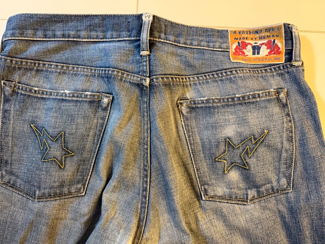 베이프 스타 OG 니고 데님 팬츠 상품이미지1