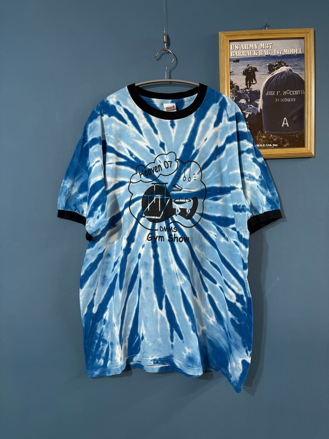 90‘s Anvil  Tie-Dye Ringer T. 상품이미지1