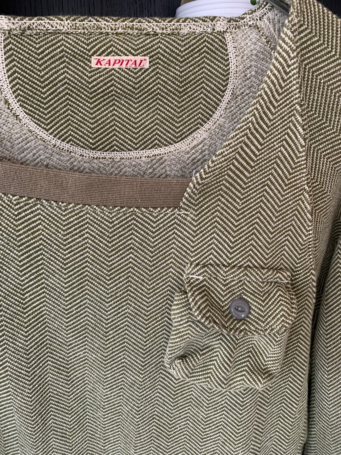 Kapital 캐피탈 스퀘어넥 니트 슬리브 상품이미지4