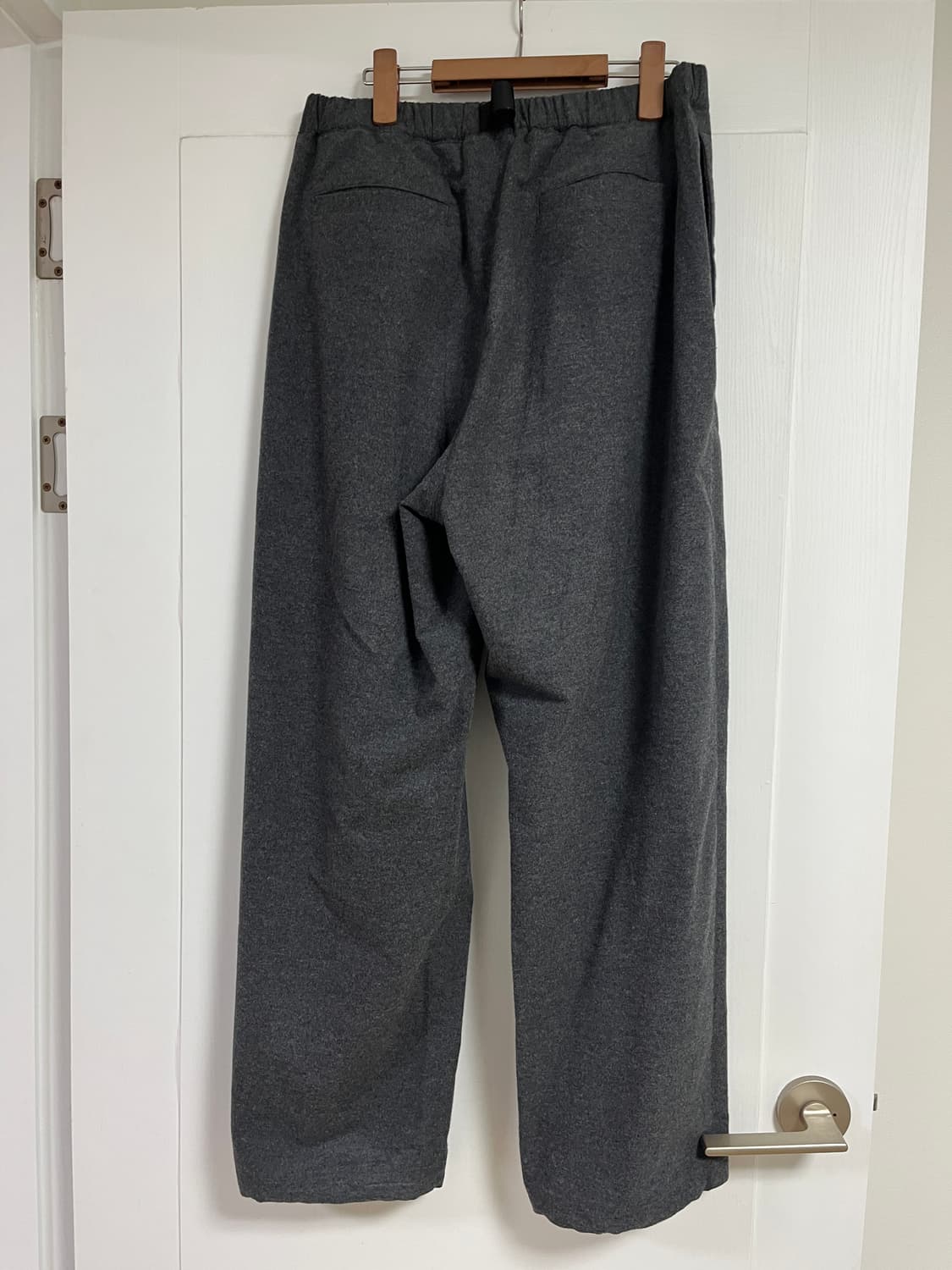 EVCON 코튼 플란넬 팬츠 챠콜 2사이즈 상품이미지5