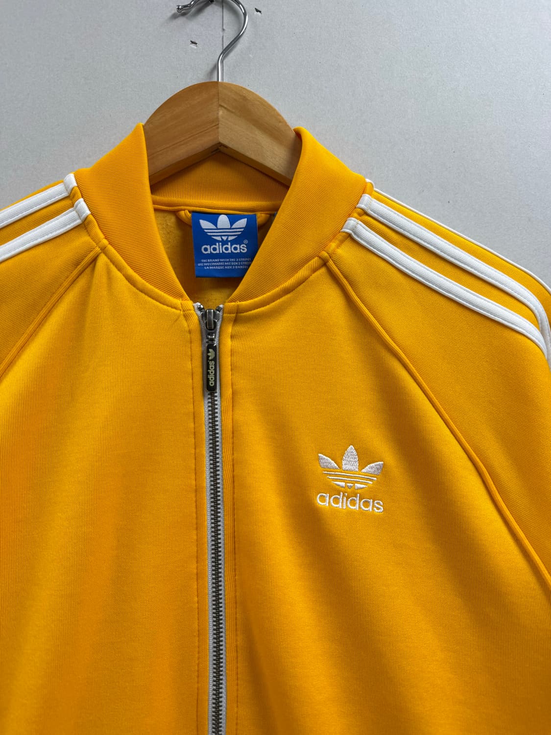 여성 95 / 아디다스 슈퍼스타 트랙탑 져지 옐로우 상품이미지3