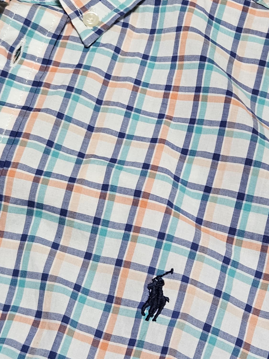 폴로 랄프로렌 체크 반팔 셔츠 상품이미지5