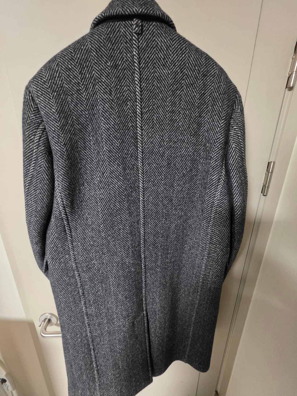 알레그리 빅헤링본 더블 코트 상품이미지2