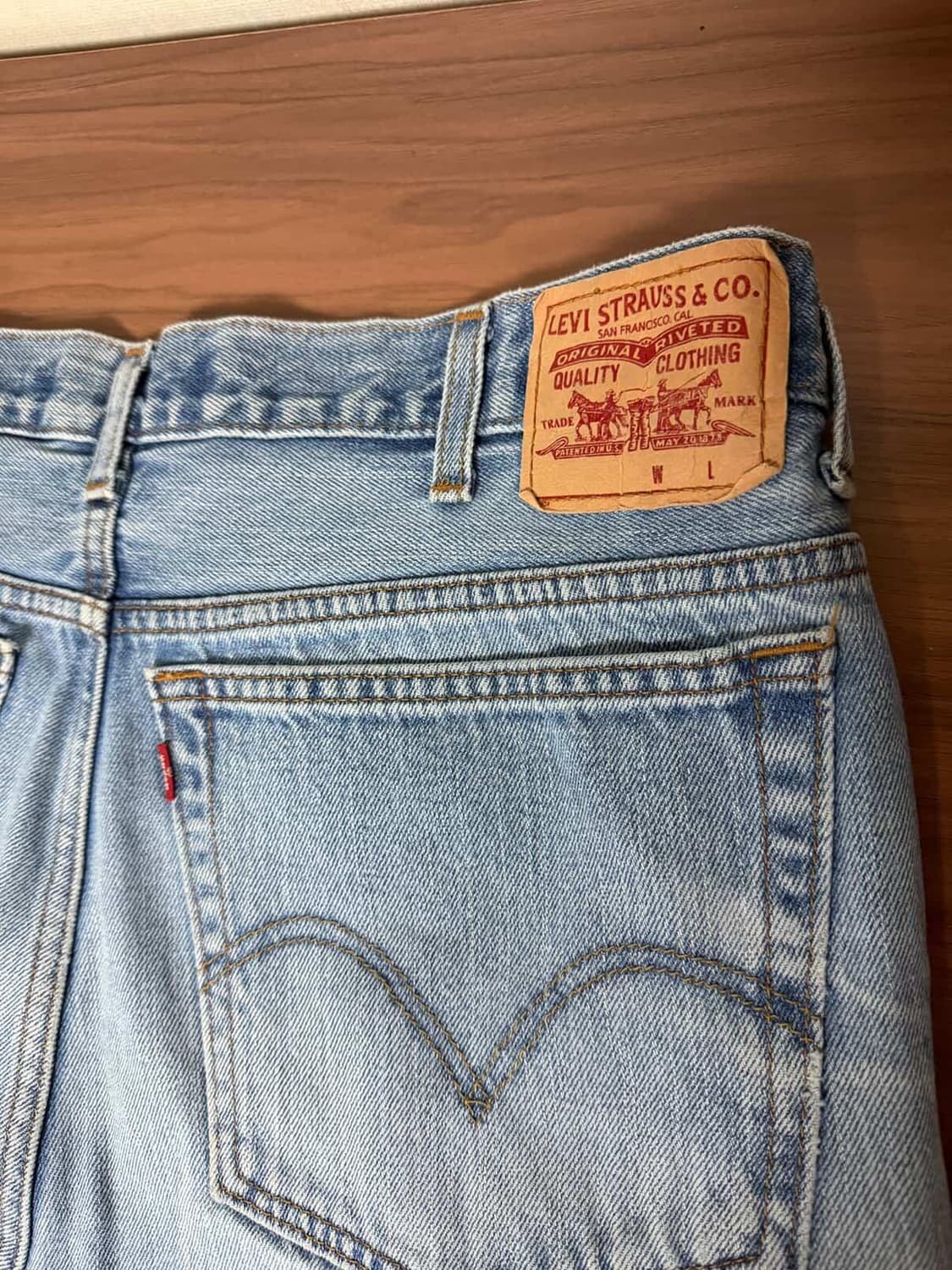 Levis JAPAN 커스텀 와이드 팬츠 상품이미지2