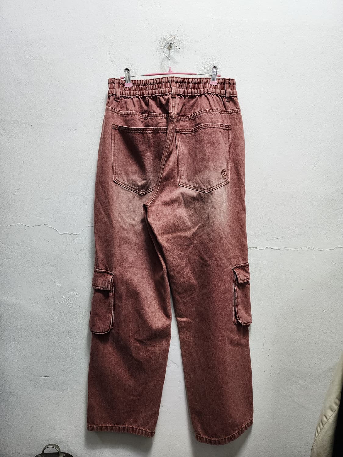 엑스톤즈 워싱 데님 카고바지  상품이미지2