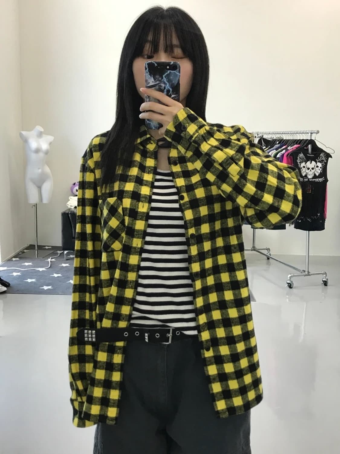 유니클로 옐로우 셔츠 상품이미지2