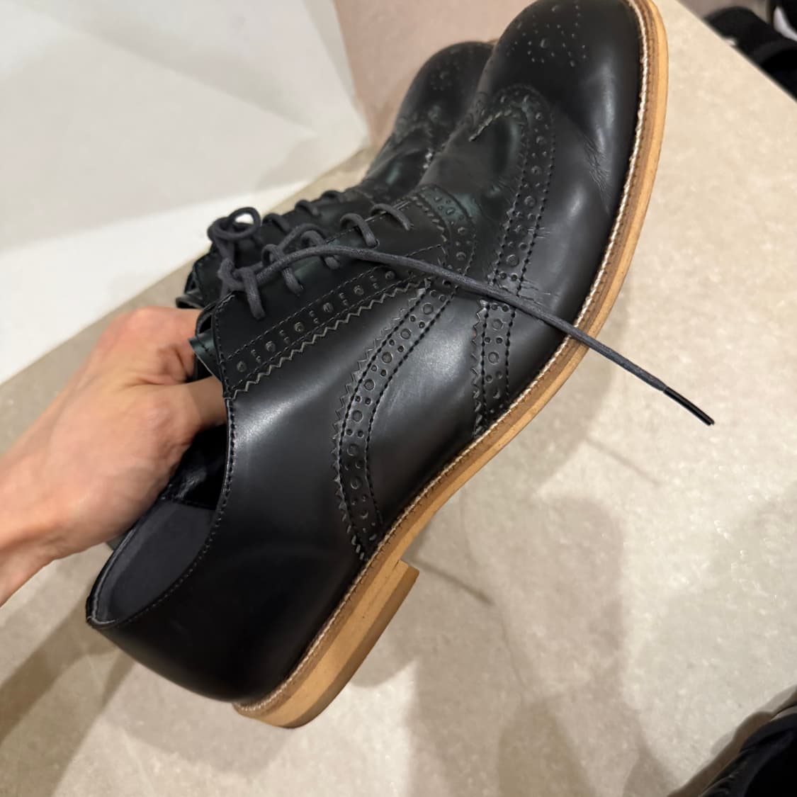 꼼데가르송 윙팁 더비슈즈 tricot COMME des GARCONS 상품이미지8