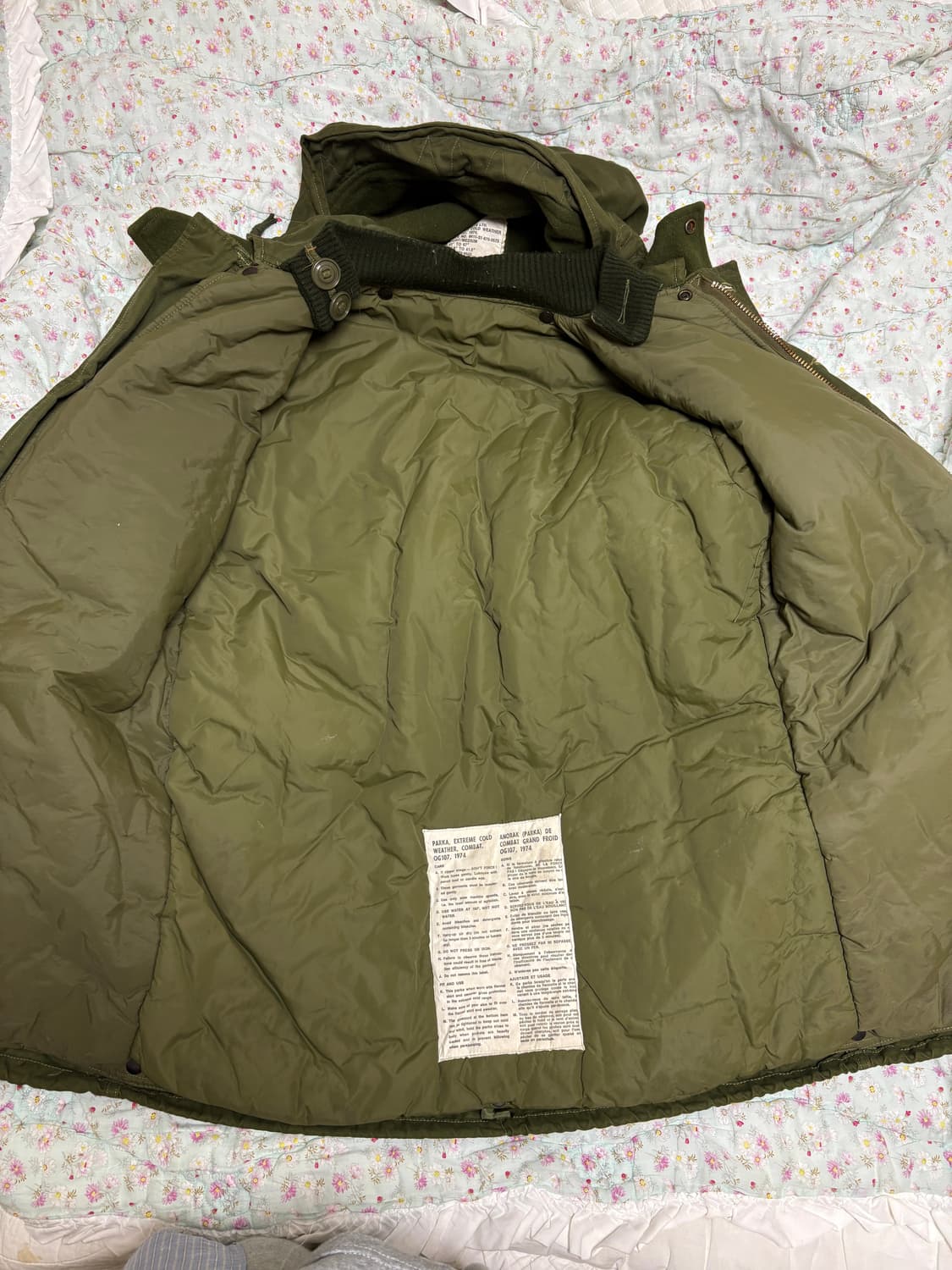 80‘s 캐나다군 익스트림 콜드 웨더 파카(105, 숏-미디움) 상품이미지5