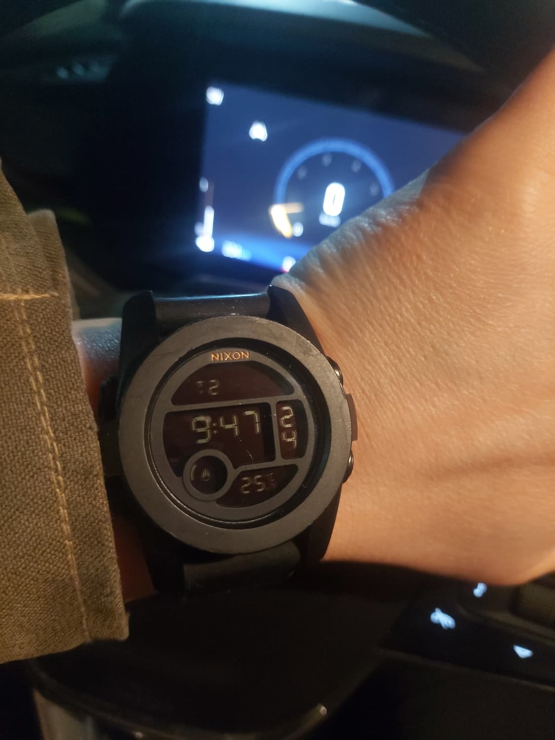 닉슨 블랙 디지털 손목시계 상품이미지1