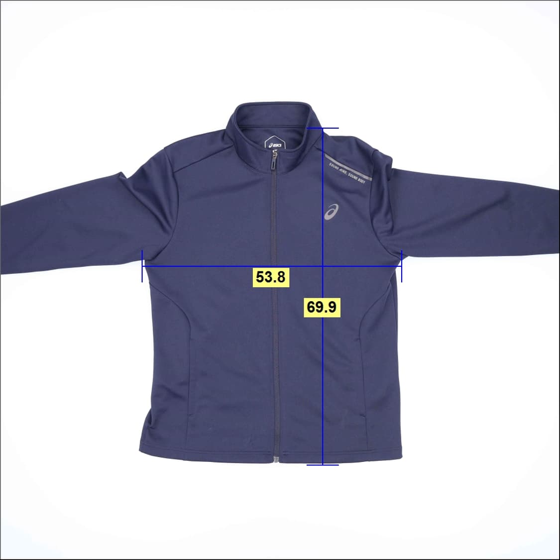 L 아식스 트레이닝 집업 자켓 0428H 상품이미지6