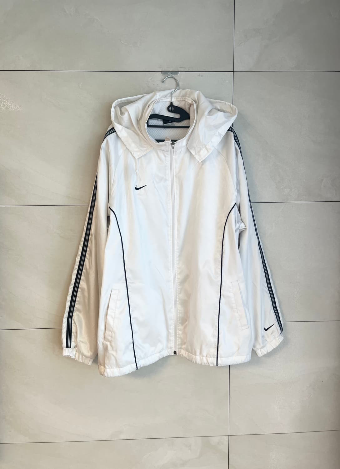 나이키 재팬라인 스우시 바람막이 자켓 화이트 (XL size)  상품이미지2
