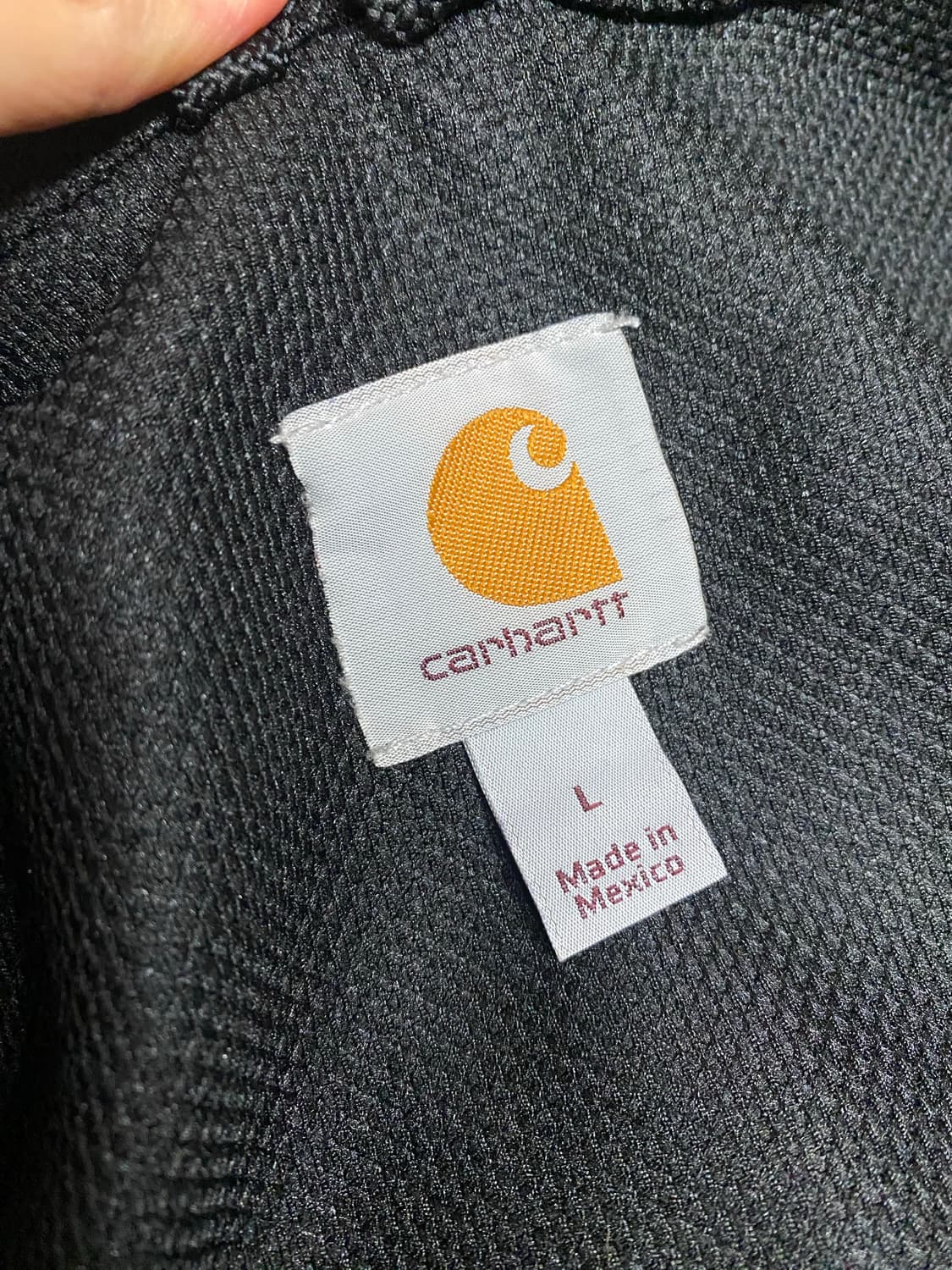 칼하트 써멀 후드집업 그린 블랙 L 상품이미지4