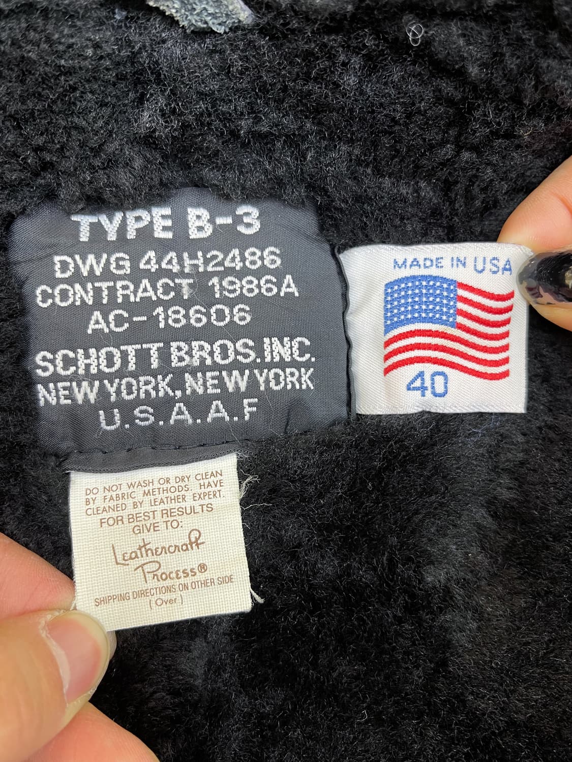 쇼트 Bros USAF 타입-3 무스탕 상품이미지8