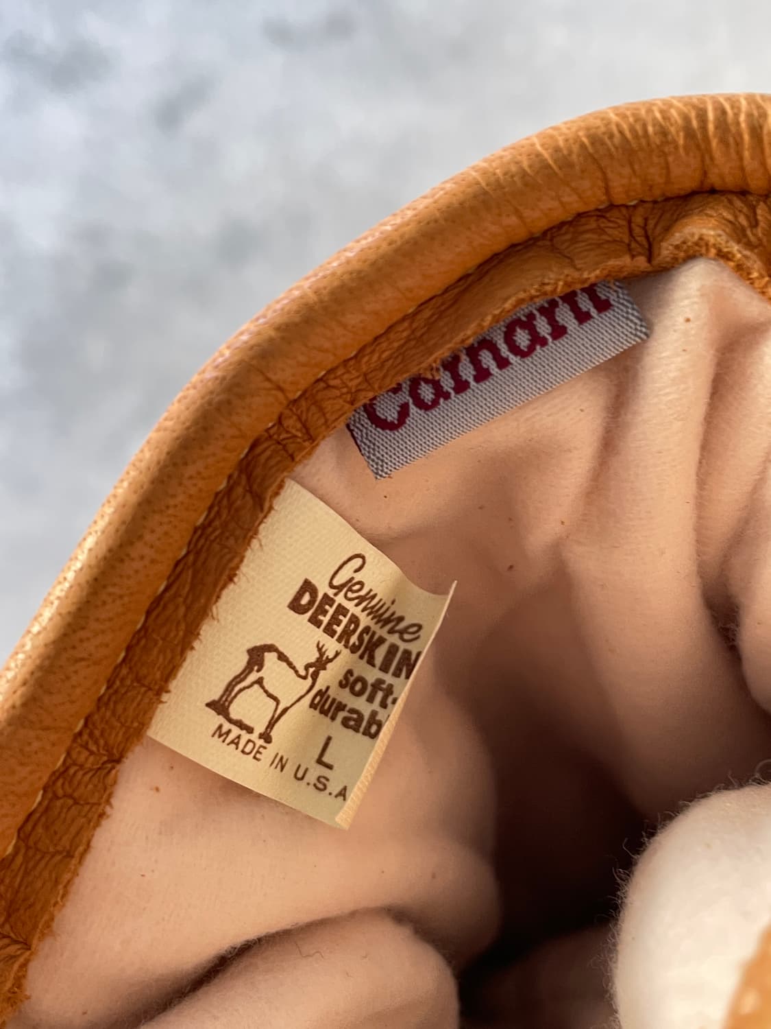 Rare!)80-90s Carhartt Deer Skin  Gloves 상품이미지5