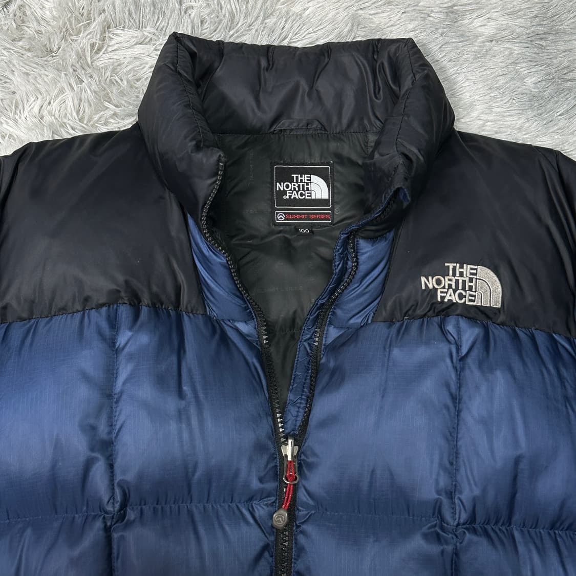 노스페이스 800 로체 네이비 숏패딩 L 상품이미지2