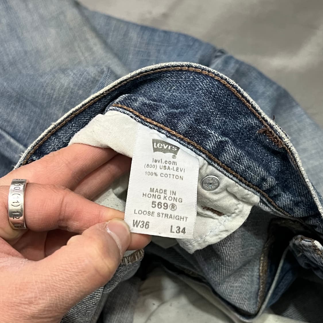  리바이스 569 데님 팬츠 y15216 상품이미지8