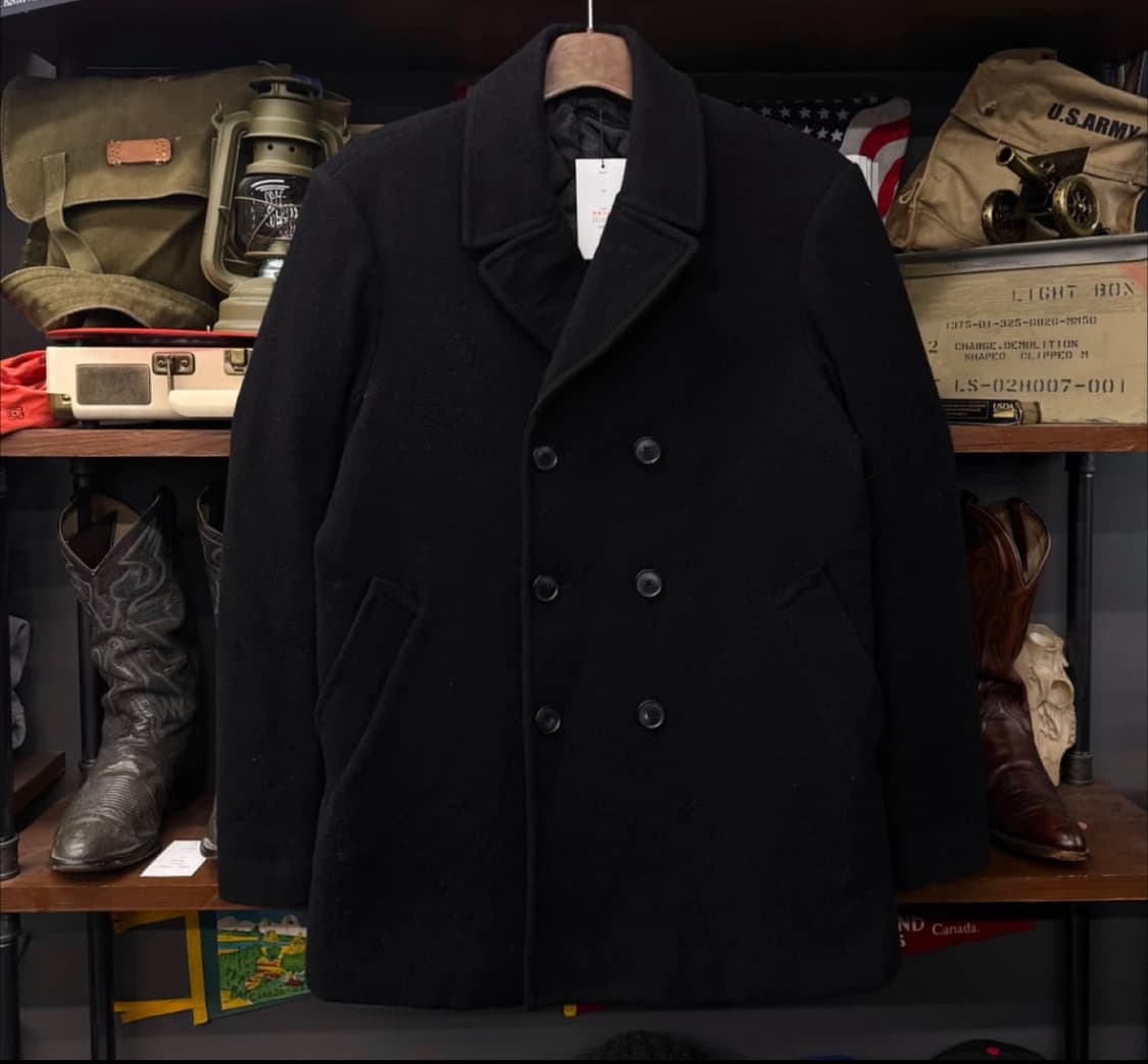 00s 폴로 랄프로렌 US NAVY 미 해군 밀리터리 복 각 피코트 상품이미지1