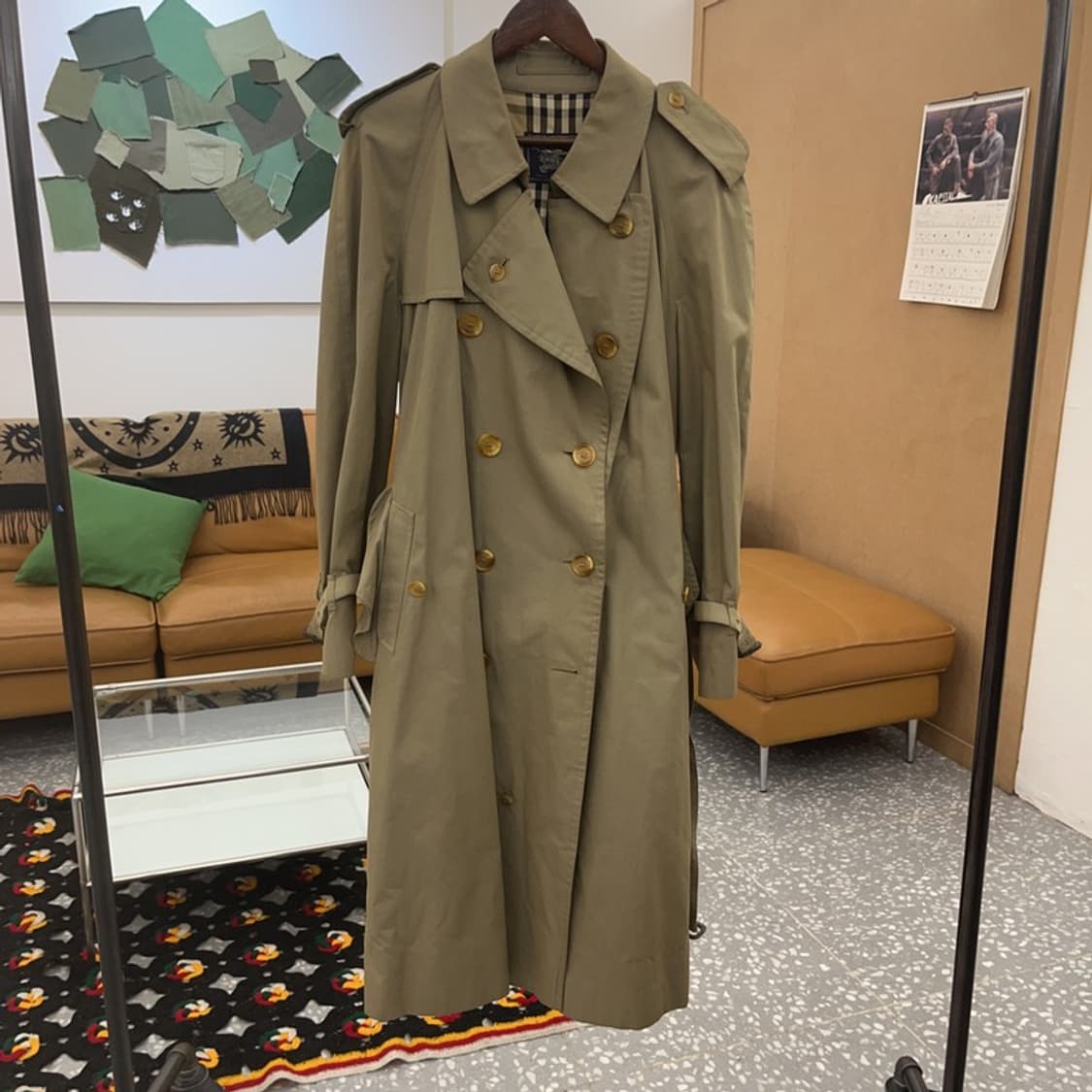 버버리 모던시크 캐주얼 벨티드 트렌치 코트 52 C08529 상품이미지3