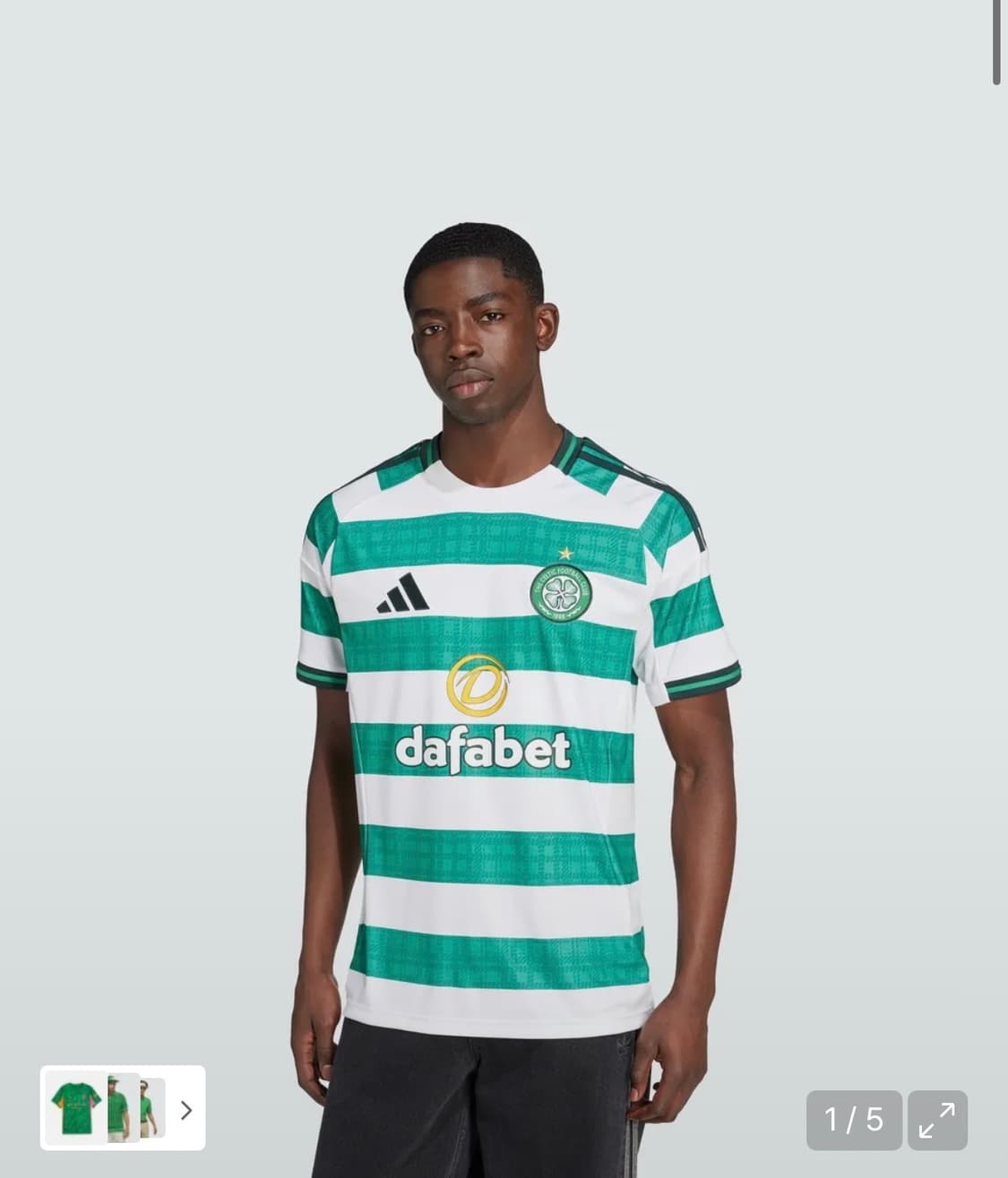 아디다스 셀틱 FC 홈 저지 유니폼 s 상품이미지1