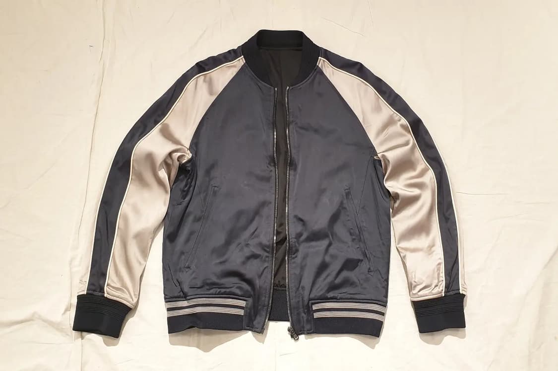 TIME 새틴 블루종 상품이미지1