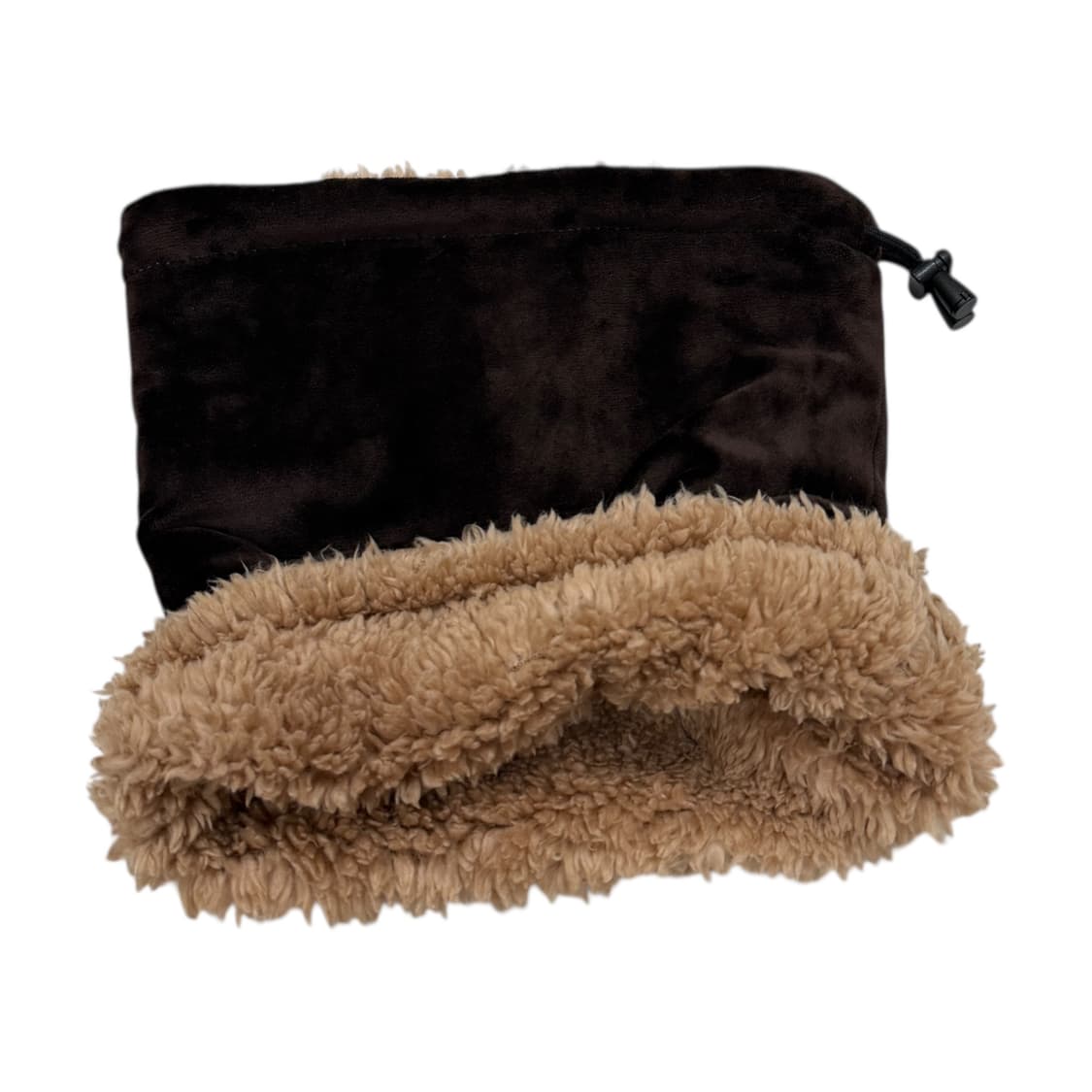 빈티지 벨로아 넥워머 머플러 브라운 상품이미지3