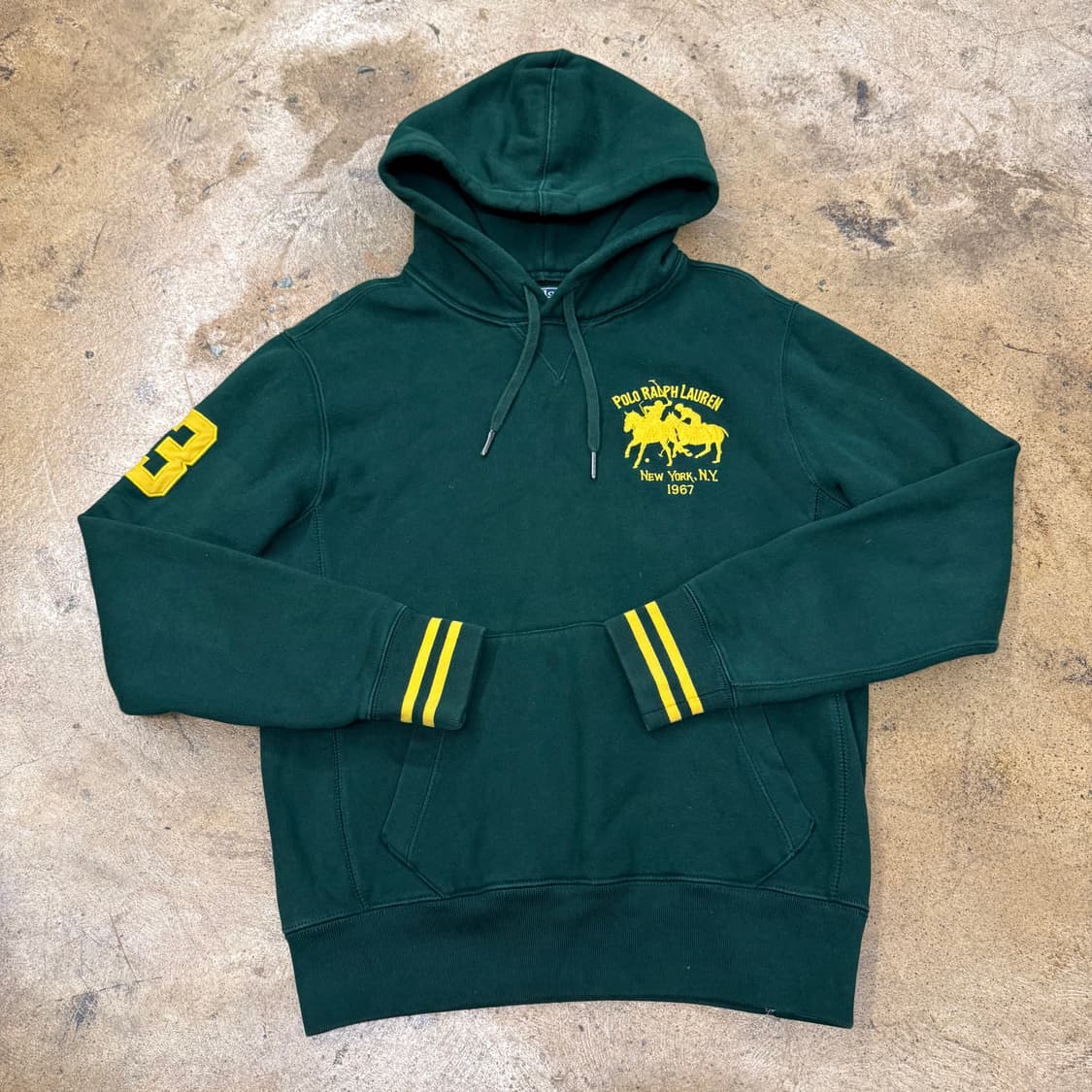 폴로 랄프로렌 딥그린 후드티  상품이미지2