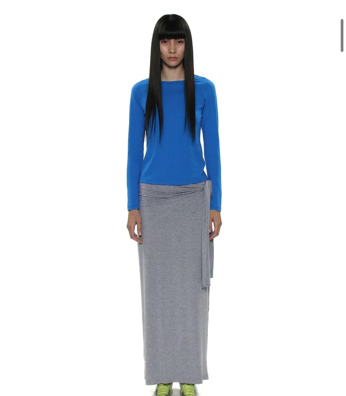 파르티멘토우먼 semi sheered long sleeve tee 상품이미지1