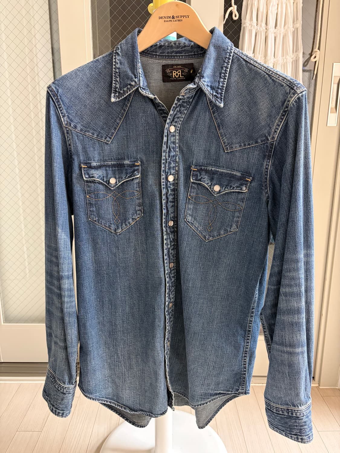 RRL 슬림핏 웨스턴 셔츠  상품이미지1