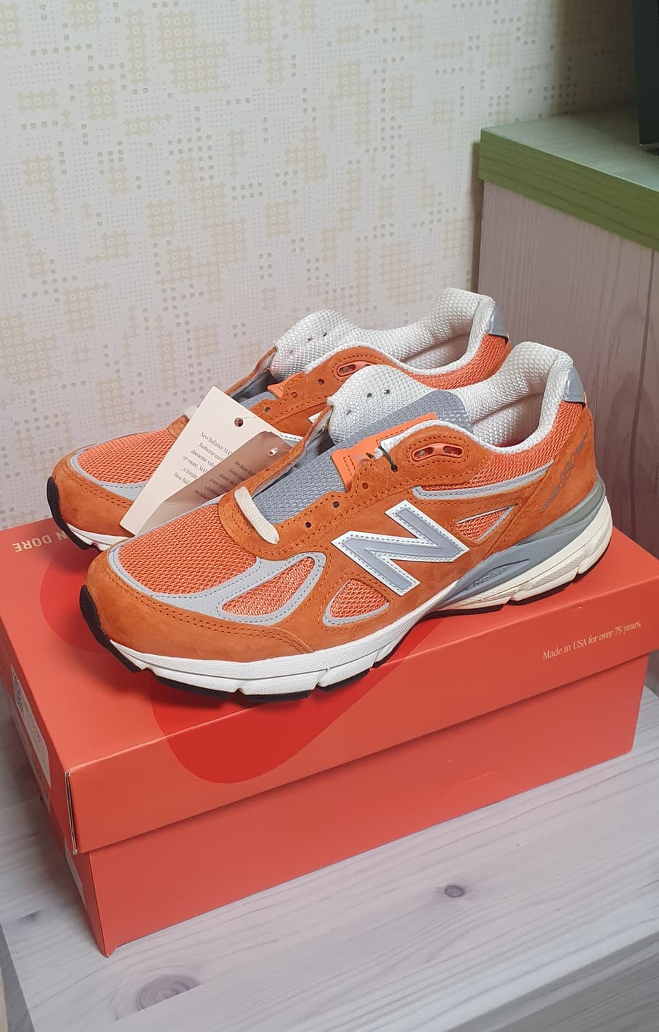 [265] 뉴발란스 990v4 에메 레온 도르 레드 클레이 265사이즈  상품이미지1