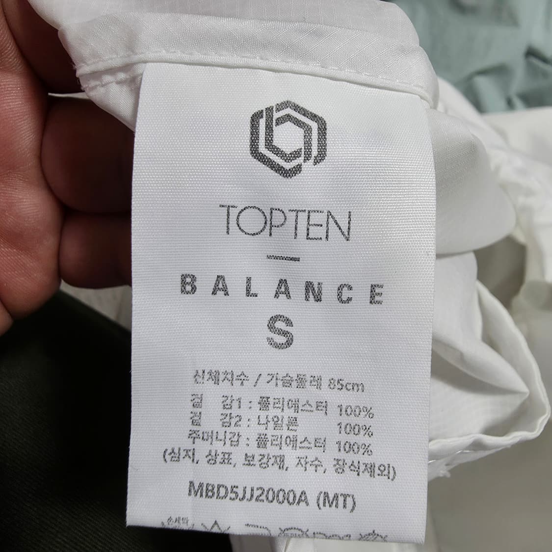 (S)여성 탑텐 크롭 경량 바라막이 후드점퍼  상품이미지4
