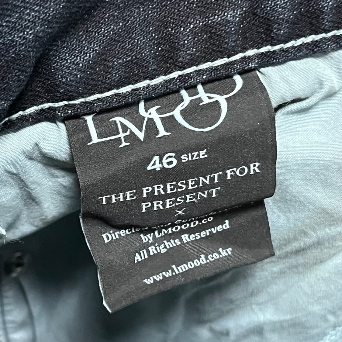 46 엘무드 진청 부츠컷 데님팬츠 상품이미지5