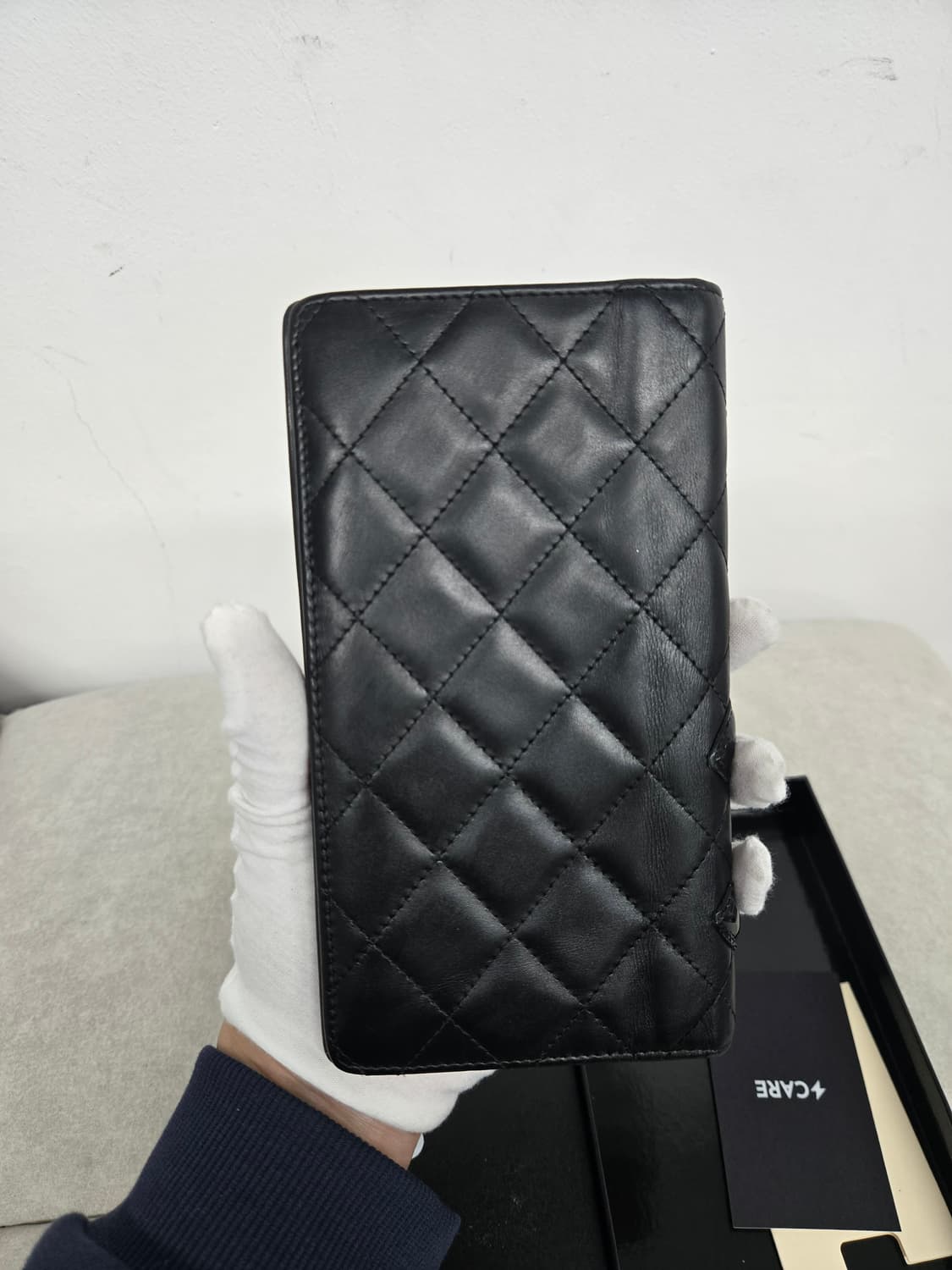 [보증서 정품]샤넬 깜봉 장지갑 상품이미지3