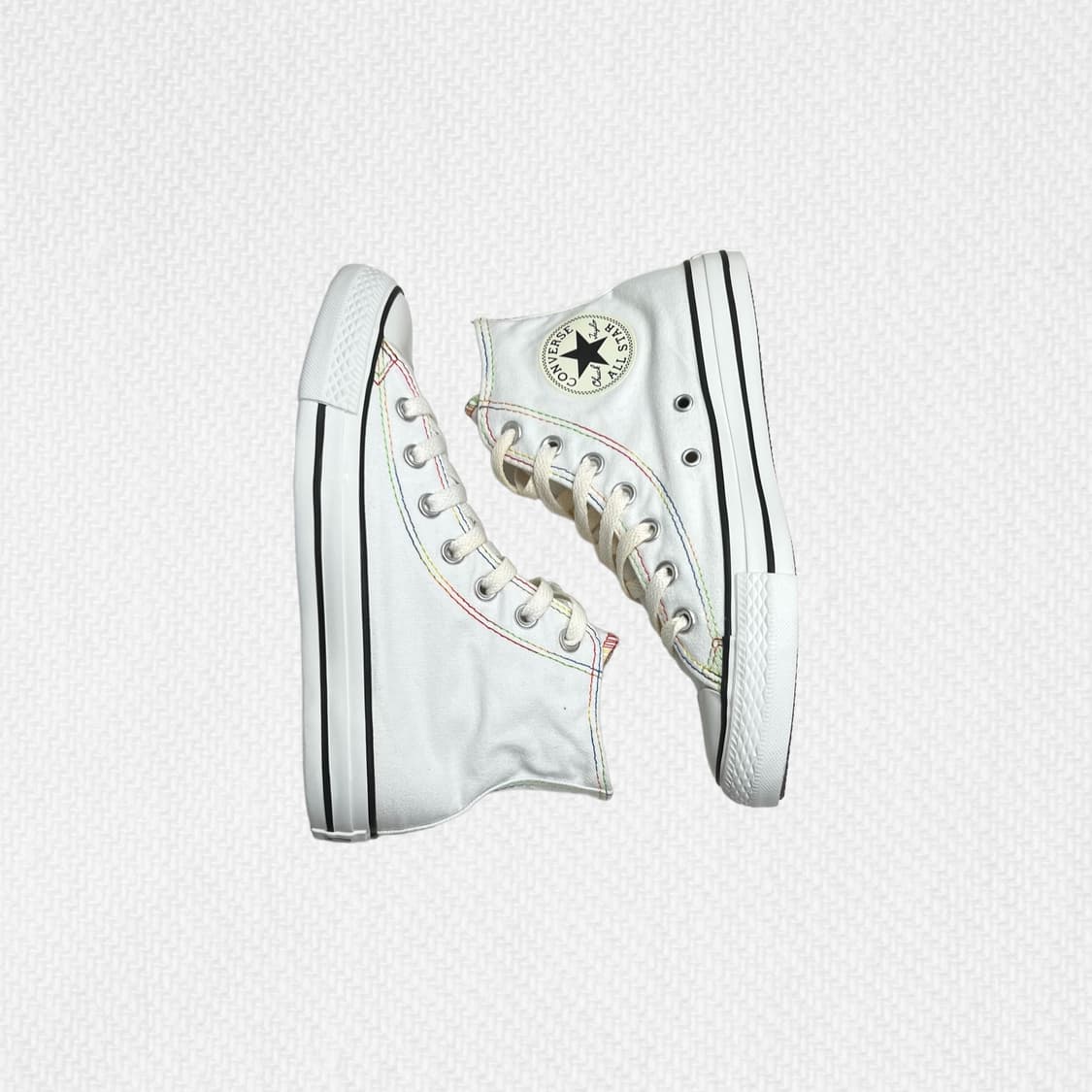 240 컨버스 척테일러 올스타 하이 레인보우 스티치 상품이미지2