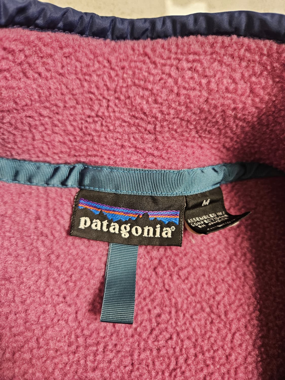 파타고니아 신칠라 m 퍼플 스노우리스 상품이미지8