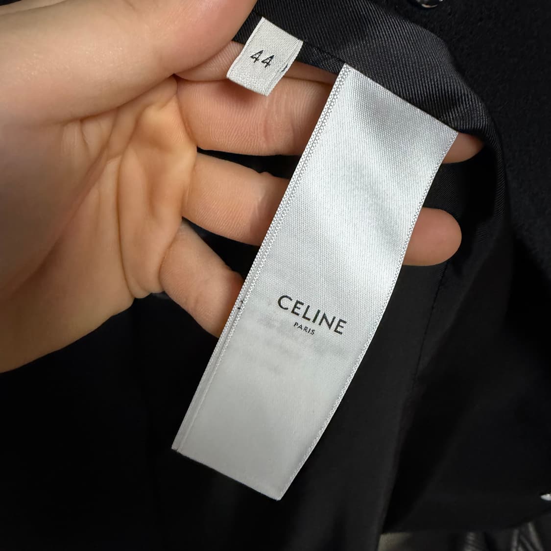 [S+급/오버핏44] 셀린느 더블 페이스 울 코트 테디 자켓 상품이미지7