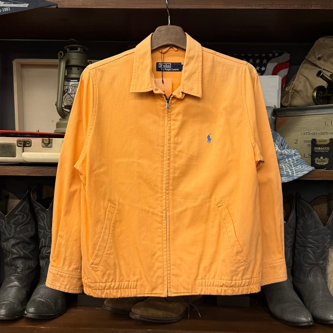 90s 폴로 랄프로렌 스윙탑 자켓 코튼 블루종 N644 상품이미지1