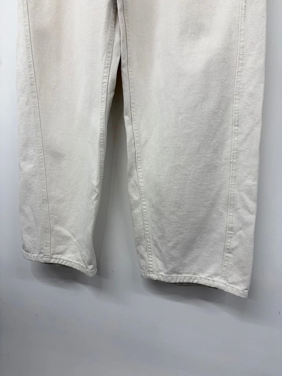플랙x메르고 24SS 팬츠 커브드 크림 데님 팬츠 PN9838 상품이미지3