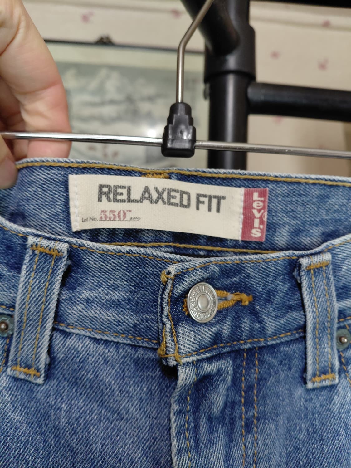 [리바이스550]멕시코제조 릴렉스핏 데님 청바지 32사이즈 상품이미지4