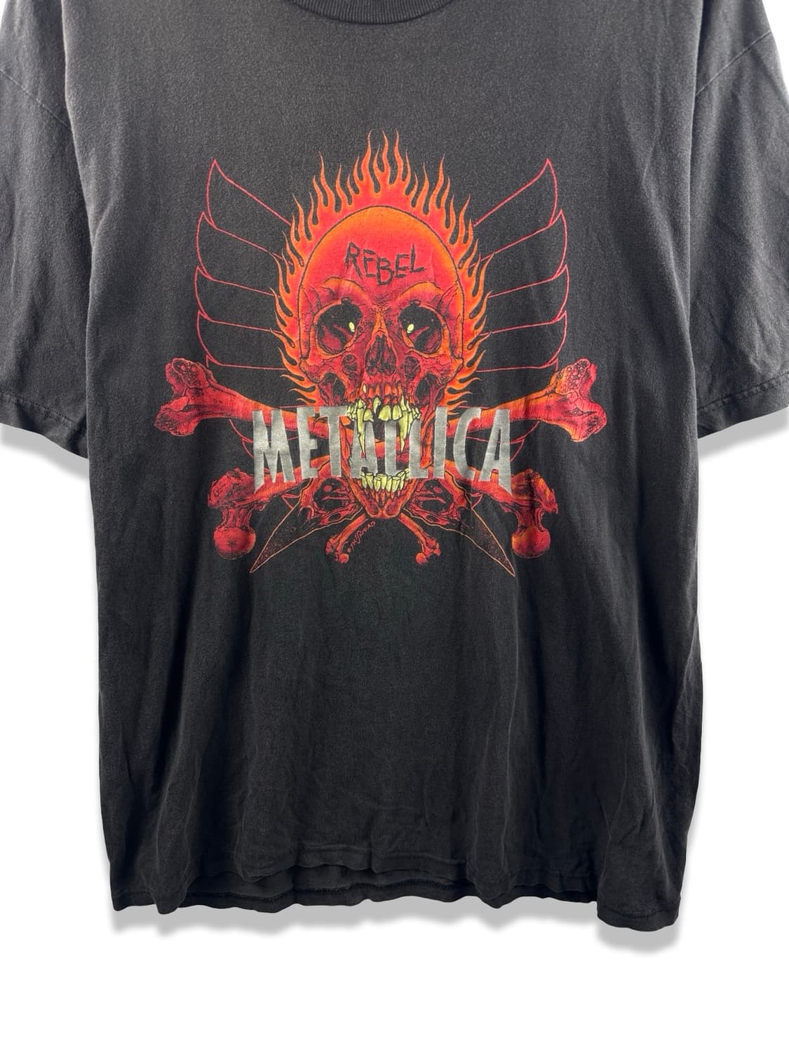 90S Giant 메탈리카 Rebel 티셔츠2302 상품이미지4