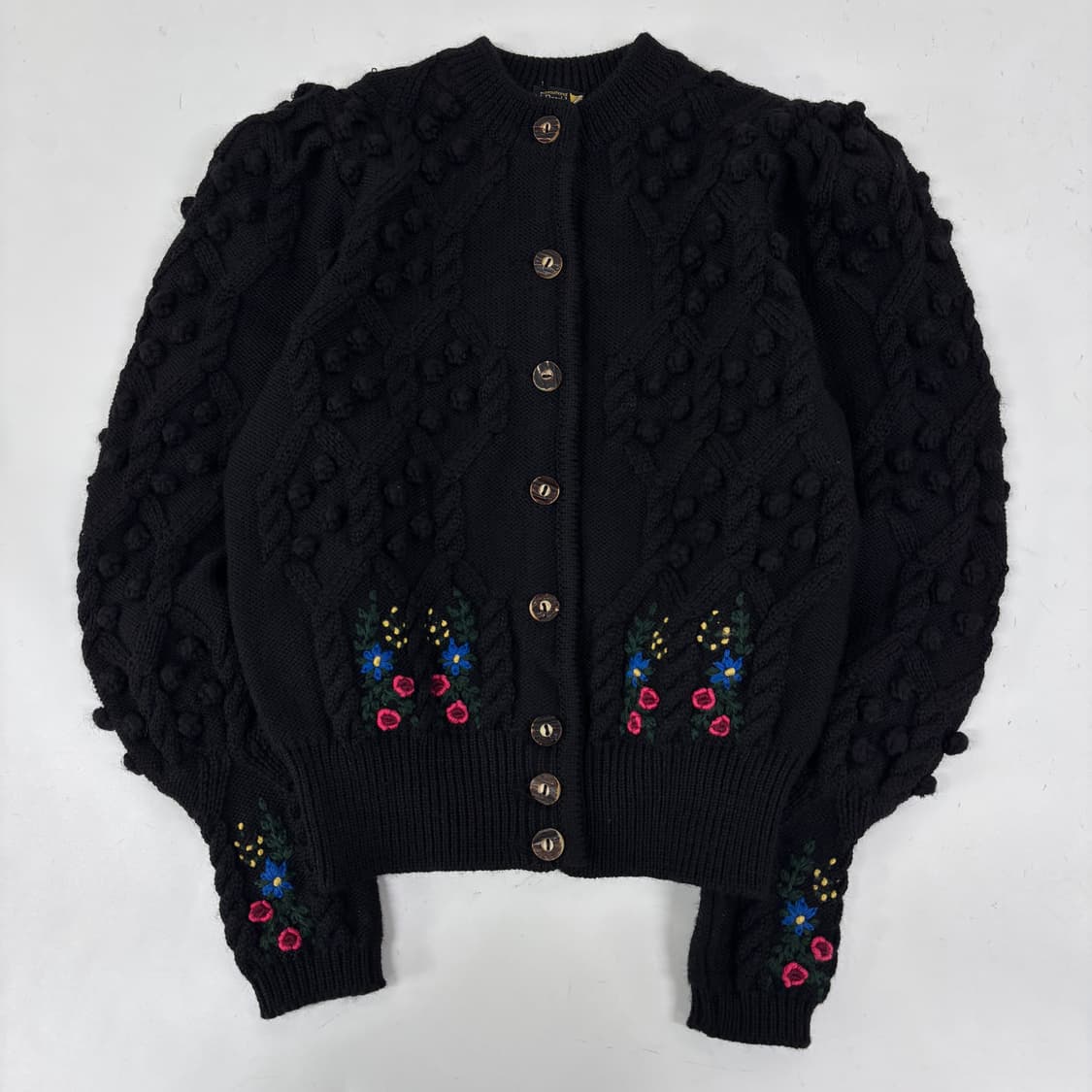 Mcdavid  울 자수 가디건 상품이미지3